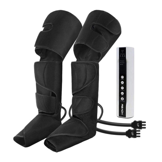 Reach Cozy Leg Calf  Foot Massager  Air Compression Leg Massager for Pain Relief Muscle Relaxation  Blood Circulation  Portable Air Pressure Massager
