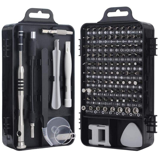 Cheston 110-Piece Screwdriver & Nut Driver Bit Set, Magnetic Repair Tool Kit for Mobiles, Tablets, Glasses, Laptops, PCs.