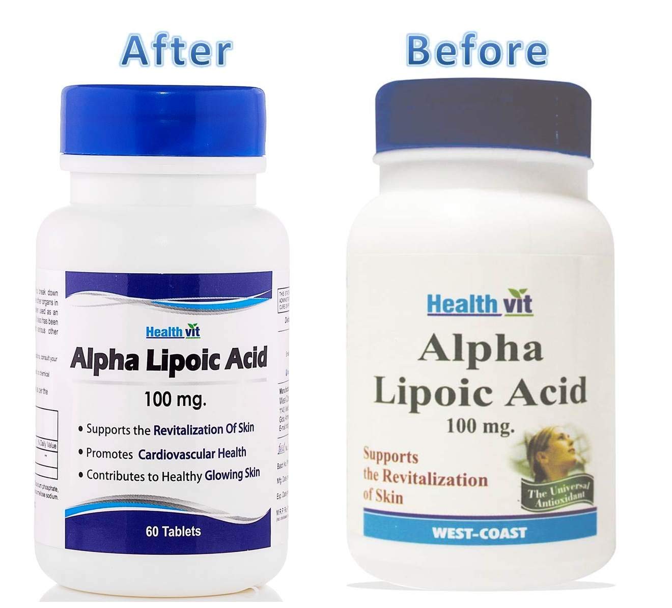 Healthvit Alpha Lipoic Acid 100 mg - 60 Tablets