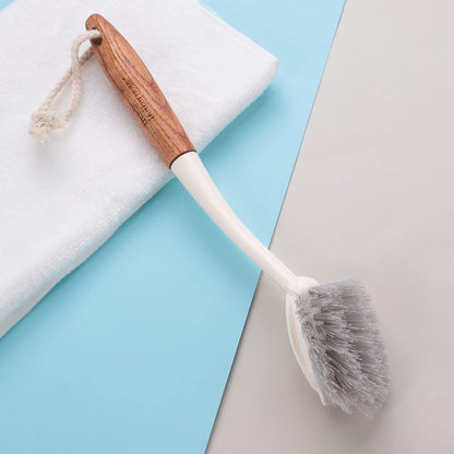 The Better Home Wooden Kitchen Cleaning Brush  Cleaning Brush for Utensils and All Surfaces  Wet and Dry Cleaning Brush for Kitchen