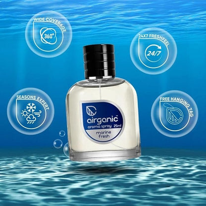 AIRGANIC Aroma Fine Spray Combo - Marine Fresh  Mystery Fine Spray - 25 ml each