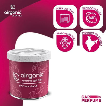 AIRGANIC Aroma Gel Can Crimson land - 80g