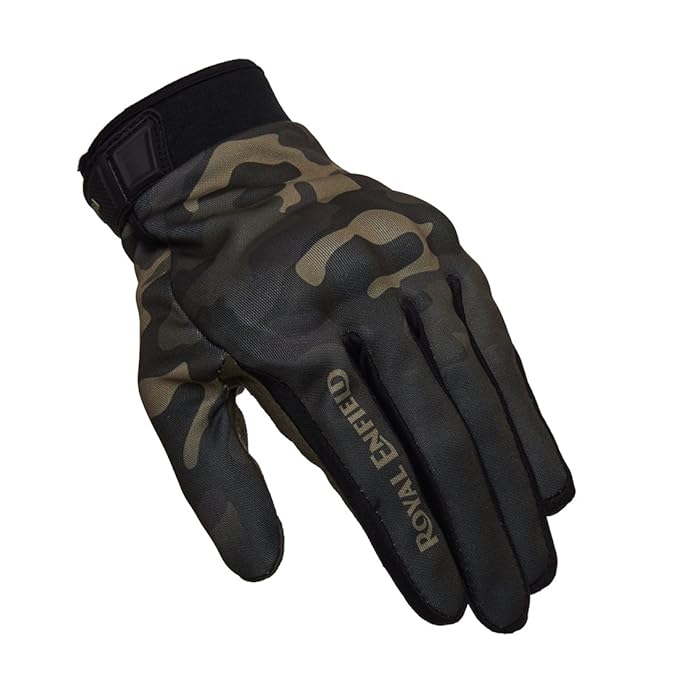 Royal Enfield Olive Polyster Riding Gloves for Men RRGGLH000024