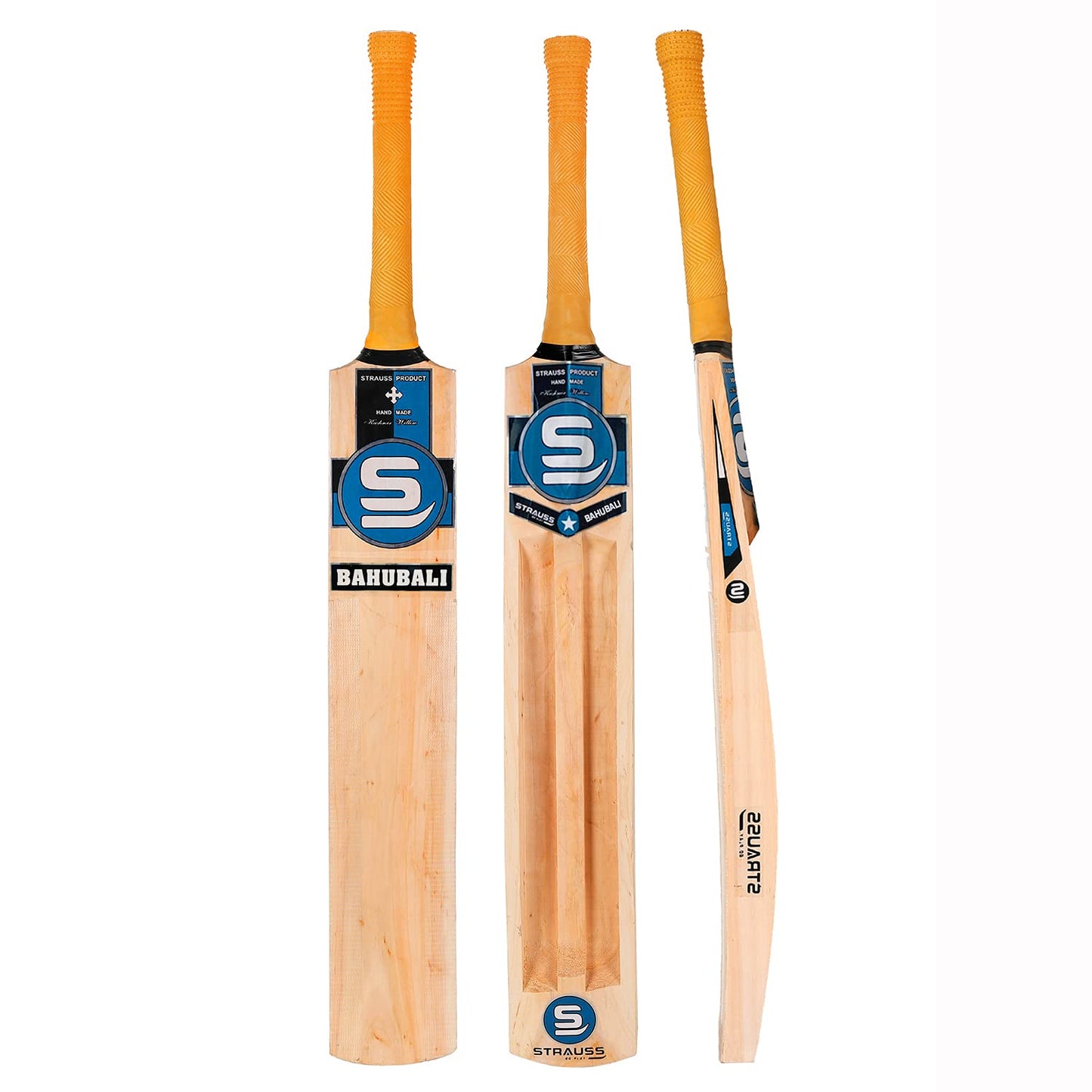 Strauss Cricket Bat  Edition Bahubali  Kashmir Willow  Full Size  Double Blade  Tennis Cricket Bat