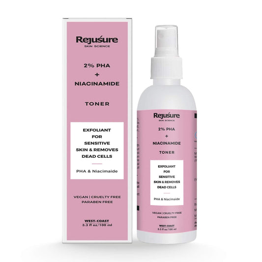 Rejusure PHA 2  Niacinamide Face Mist Toner - Mild Exfoliation Pore Tightening Oily  Normal Skin 100ml