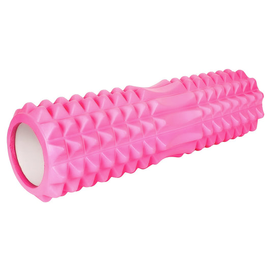 Strauss Grid Foam Roller, Eco-Friendly, Premium Eva Foam, Lightweight, Travel-Friendly, Relieves Muscle Tightness, Soreness, Inflammation, 33 CM, Pink