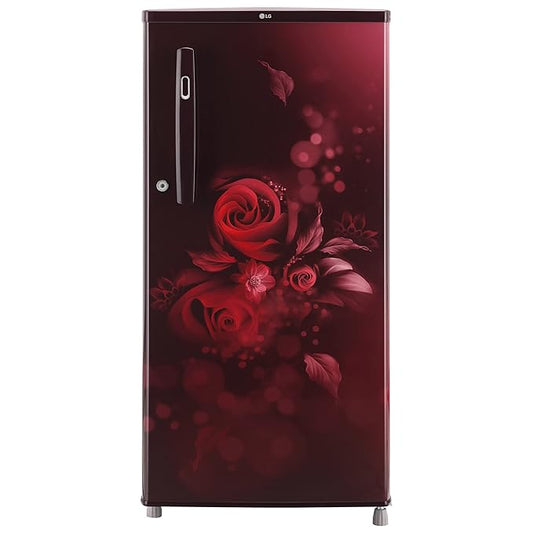 LG 190 L 2 Star Direct-Cool Single Door Refrigerator GL-B199OSEC Scarlet Euphoria