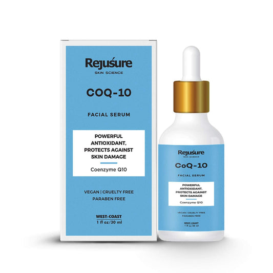 Rejusure COQ-10 Facial Serum - Powerful Antioxidant  Anti-Aging Defense  Skin Nourishment - 30ml