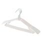 Urbane Home PP Cloth Hanger Set of 5 With Zinc Plated Steel Hook White