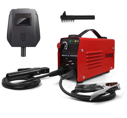 Cheston 200A Portable Inverter Welding Machine, IGBT, Digital Display, Hot Start, Anti-Stick, Accessories, Face Shield