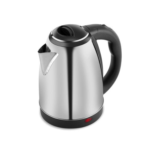 Surya Flame Electric Kettle with Stainless Steel Body 1.8 litre used for boiling Water making tea 1500 Watt Silver