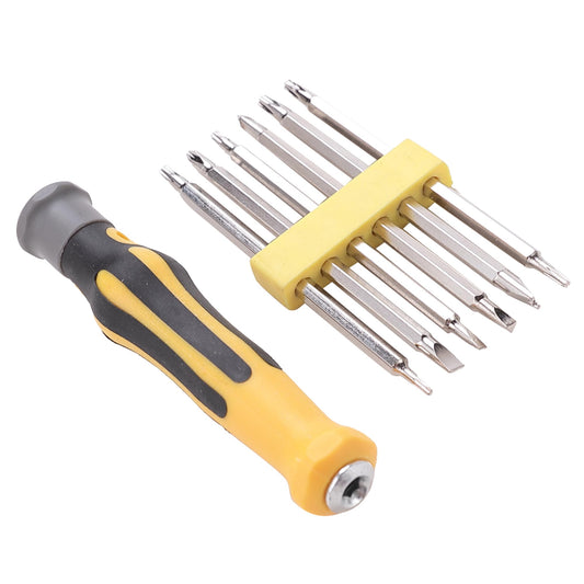 Cheston 12-in-1 Screwdriver Set: Interchangeable blades, 12pc for home, electronics, laptops, machines, PC. Multipurpose hand tool kit.