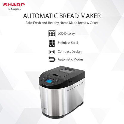 SHARP Atta and Bread Maker for Home Kitchen  Fully Automatic Functions