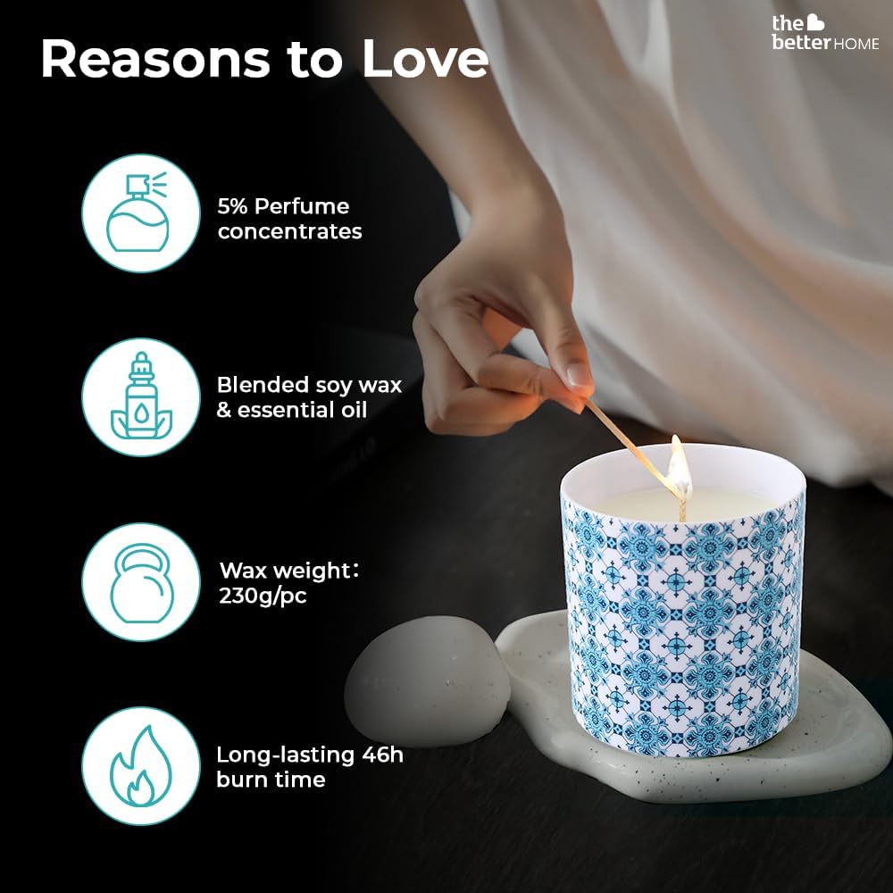 The Better Home Aroma Candles for Home Decor I 36 Hrs Scented Candles I Gift Set I Wedding Gifts for Marriage Couple I Valentine Gift for Girlfriend