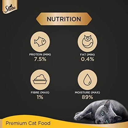 Sheba Tuna Pumpkin Carrot and Chicken With Tuna Adult Cat Wet Food Combo 2424