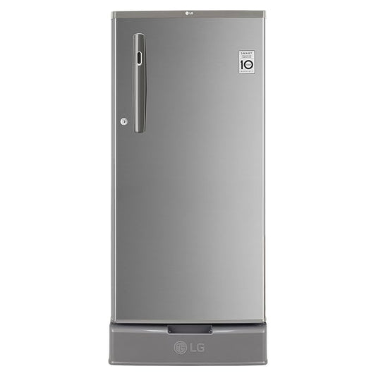 LG 185 L 3 Star Direct-Cool Single Door Refrigerator Appliance GL-D199OPZD Shiny Steel