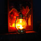 Kuber LED Lantern LampBattey OperatedFlameless Yellow Light Diwali Lights for Home DecorationAlong with Other Festivities  PartiesBlack Hanging Lantern Gold