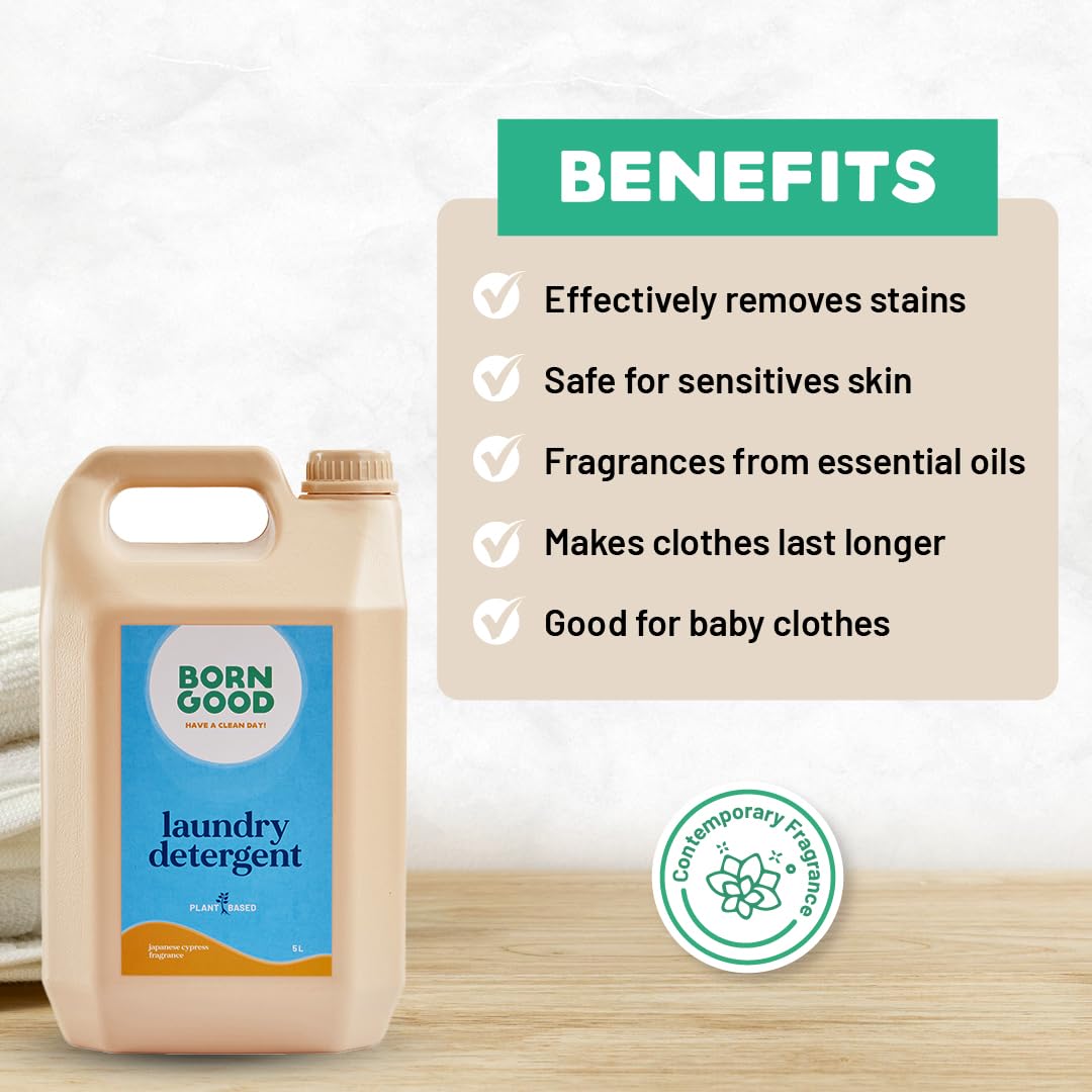 Born Good Plant Based Pet Safe Fragrance Liquid Laundry Detergent