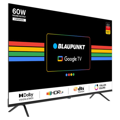 Blaupunkt 126 cm 50 inches Cyber Sound G2 series 4k Ultra HD LED Google TV 50CSGT7022 Black