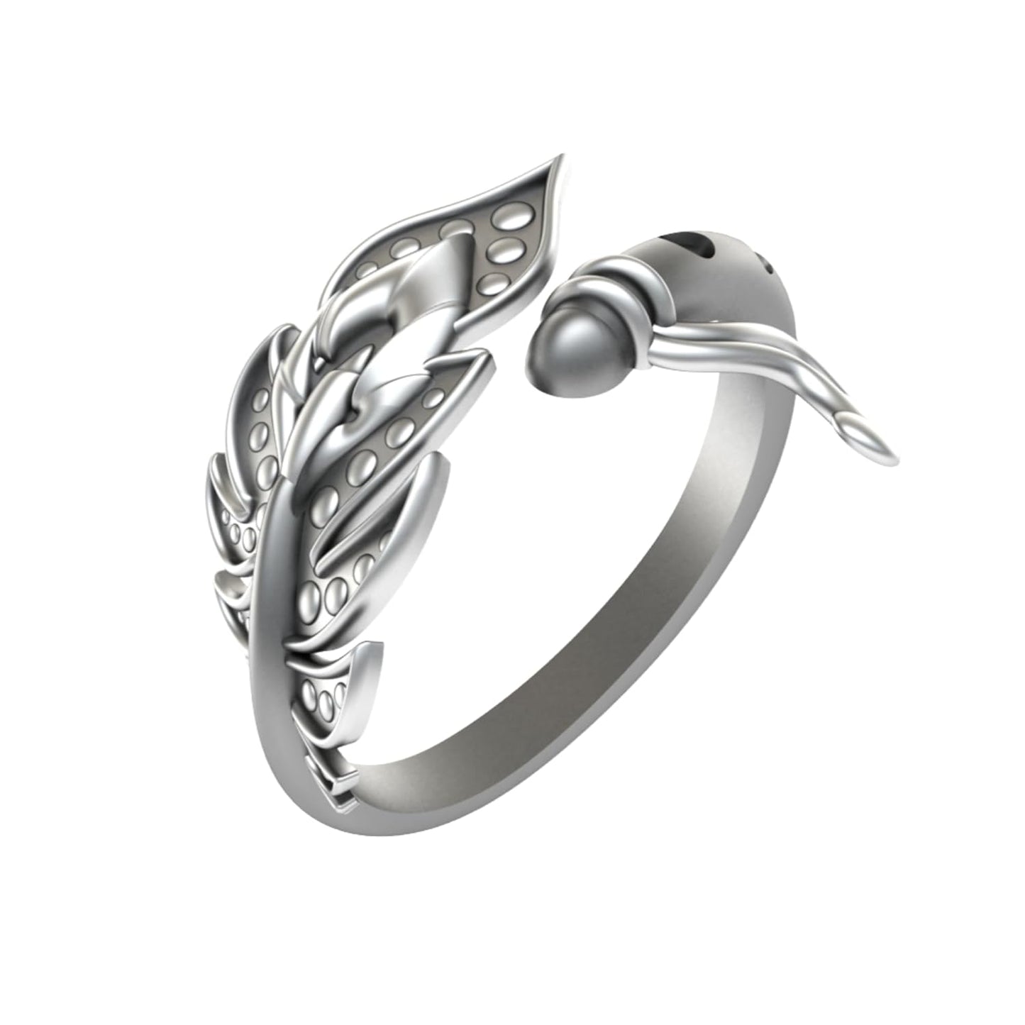 Krishna Morpankh Sterling Silver Wrap Ring For Women