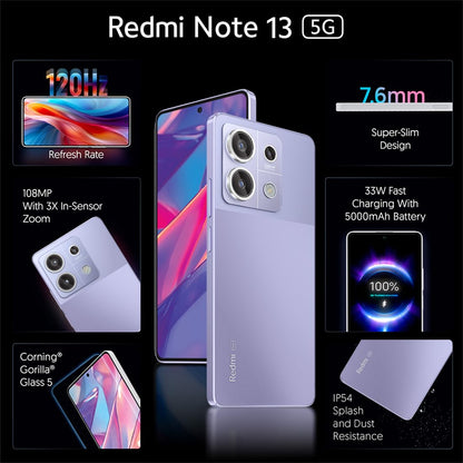 Redmi Note 13 5G Chromatic Purple 6GB RAM 128GB Storage