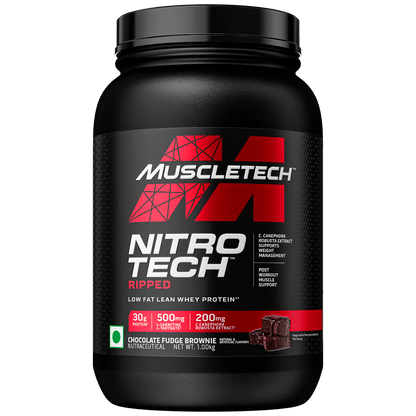 MuscleTech Performance Nitotech Ripped Choclate Fudge Brownie