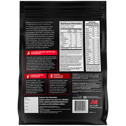 MuscleTech Nitrotech Whey Protein Milk Chocolate