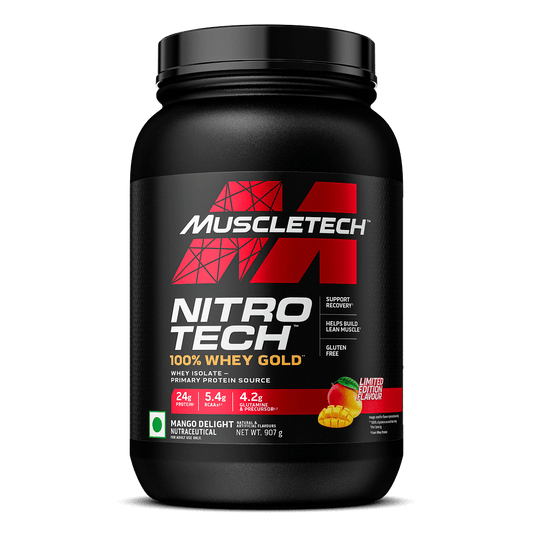 Muscletech Nitro-Tech 100 Whey Gold Mango Delight - 907g