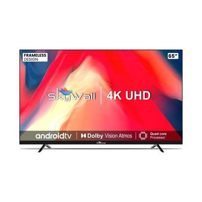 SkyWall 165 cm 65 inches 4K Ultra HD Smart Android LED TV 65SW4K-Voice  Built-in Google Assistant