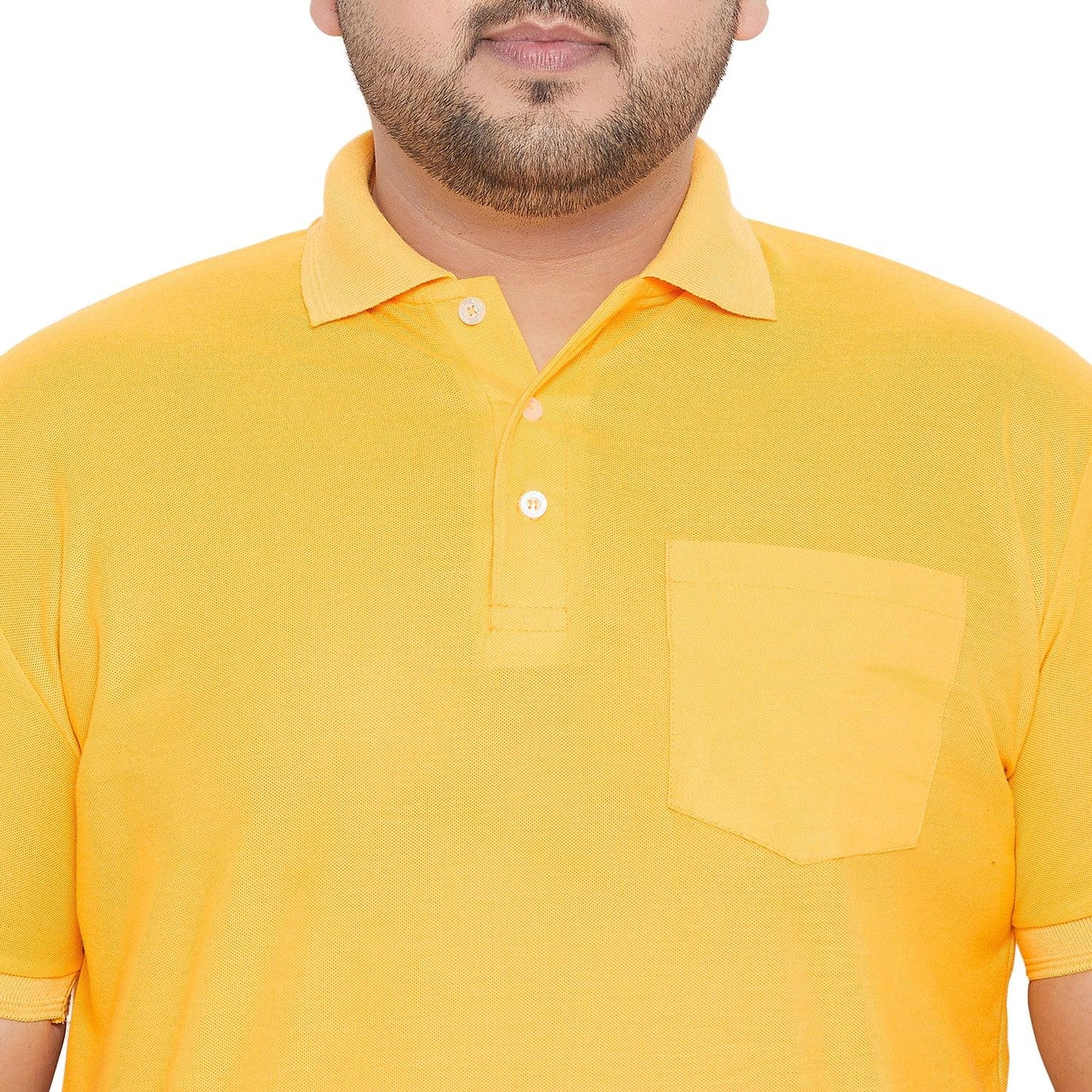 Men Plus Size Bbsie-Y Solid Polo Tshirt