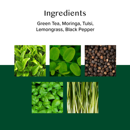 Moringa Tulsi Green Tea 50 Count