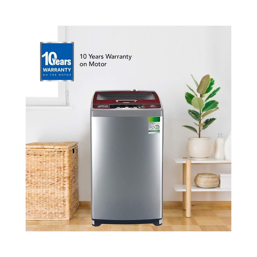 Haier 6.5 kg Fully-Automatic Top Loading Washing Machine