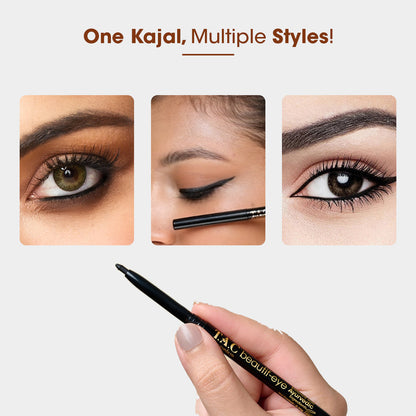 Beautif-Eye Ayurvedic Black Kajal Pack of 3