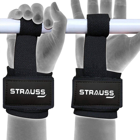 Strauss ST Cotton Gym Support Pair Black