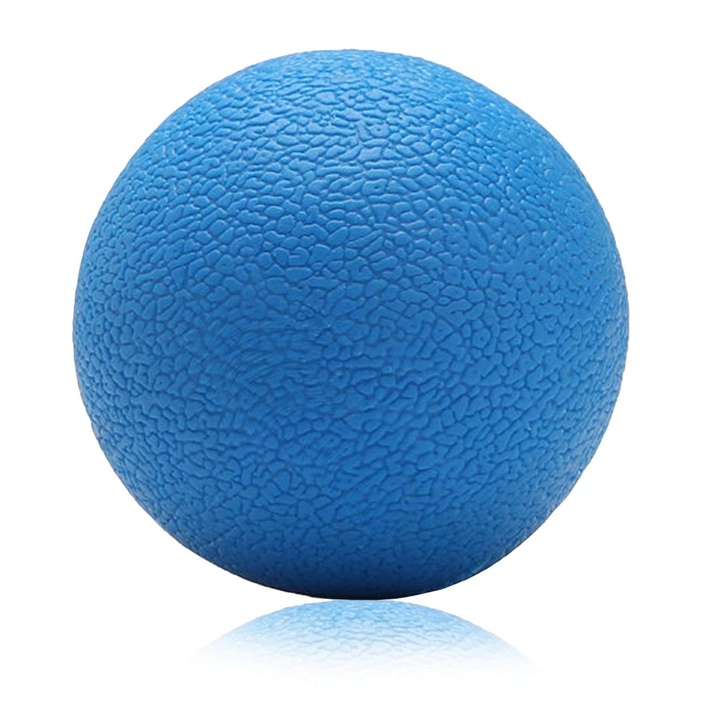 Strauss Yoga Massage Ball  Deep Tissue Massage Trigger Point Therapy Muscle Knots  High-Density Roller  Acupressure Ball for Pain Relief Blue