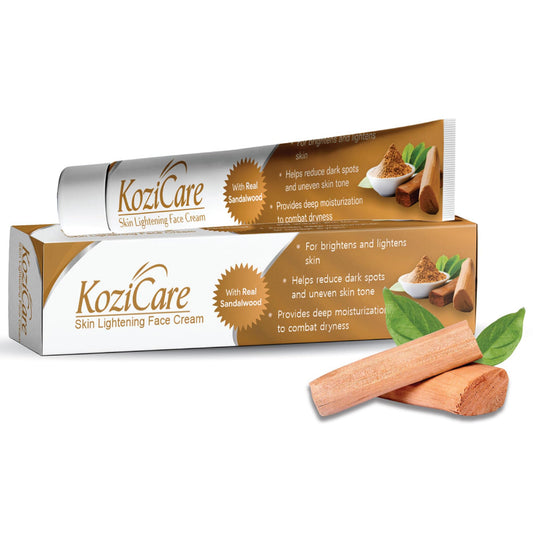 Kozicare Cream For Dry Skin  Kojic Acid Cream  Tan Removal Cream Sandalwood Face Cream For Women  Moisturizer For Dry Skin  Skin Brightening Cream - 15 gm