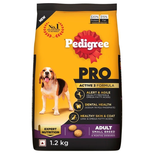 Pedigree PRO Expert Nutrition Adult Dry Dog Food for Small Breed Limited Shelf Life