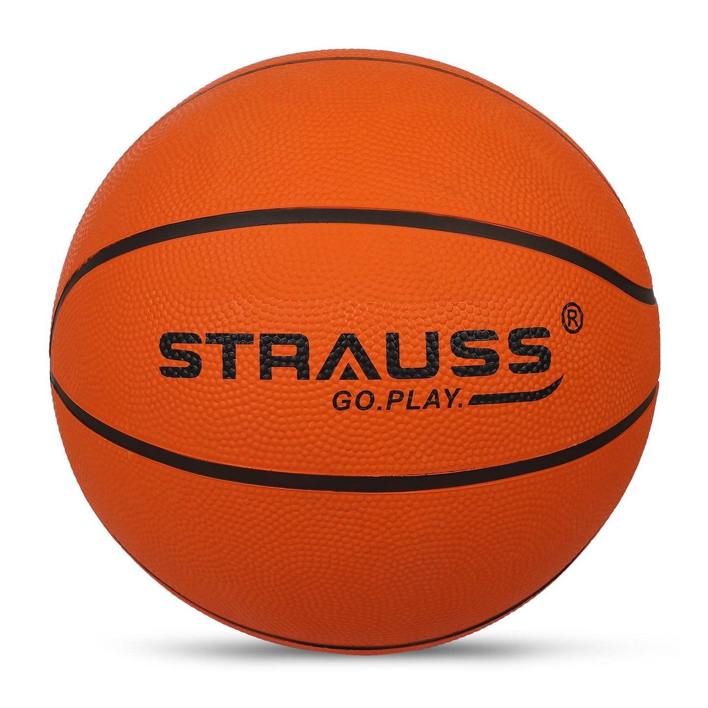 STRAUSS Zing Basketball Size 7 for Indoor-Outdoor Training, Matches, Hard Surface, Wooden Flooring, Synthetic Surface, Kids & Adults