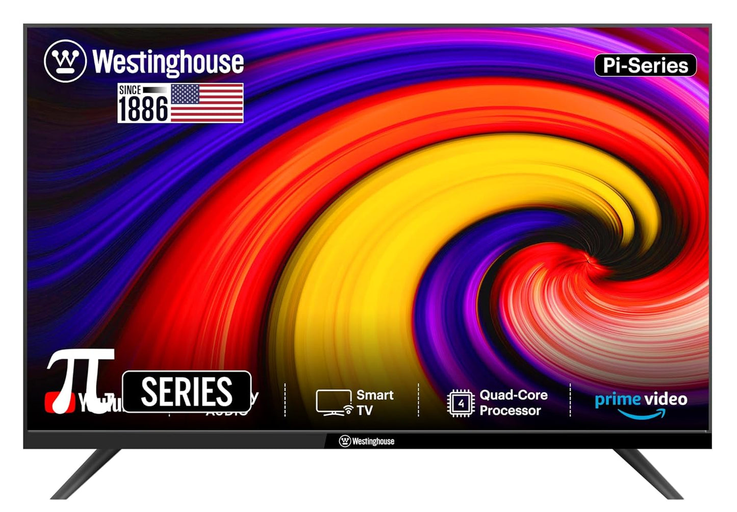 Westinghouse 80 cm 32 inches Pi Series HD Ready Smart LED TV WH32SP17 Black