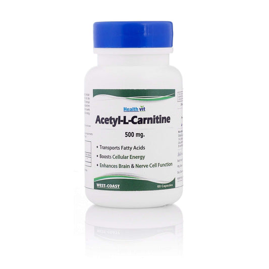 Healthvit Acetyl-L-Carnitine 500mg 60 Capsules