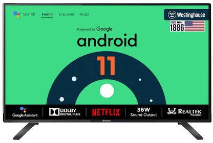 Westinghouse 80 cm 32 inches W2 Series HD Ready Certified Android LED TV WH32HX41 Black