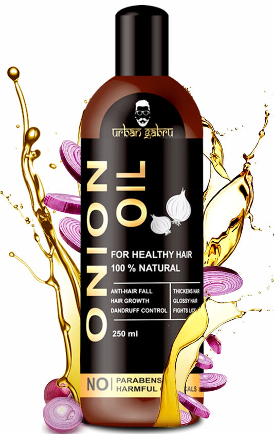 UrbanGabru Onion Oil  Made with Natural Ingredients for healthy hair and scalp 250 ml
