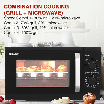 SHARP 25L BakeGrill Microwave Oven