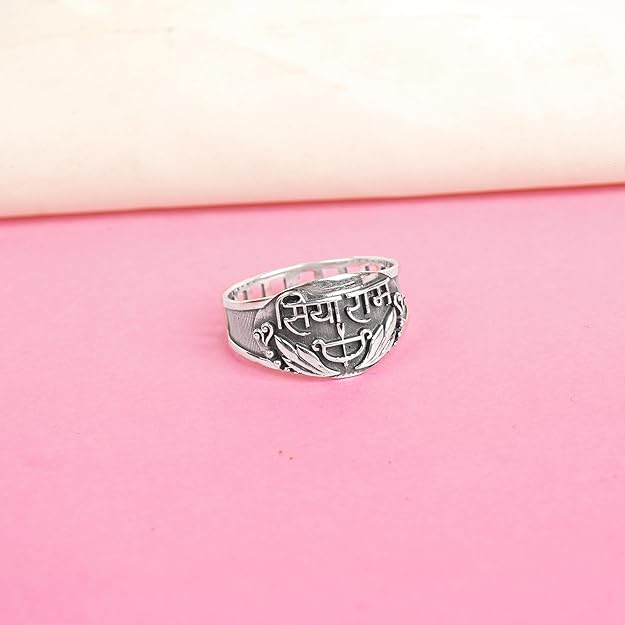 Siya Ram Sterling Silver Wrap Ring for Men  Women