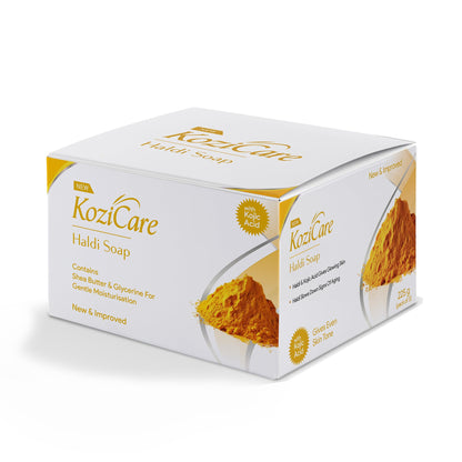 Kozicare Kojic Acid Soap  Glutathione Soap  Haldi Turmeric Face Ubtan Soap  Ghar Ka Soap  Detan Soap  Soaps for Bath  Bathing Soap  With Shea Butter  Glycerin- 75 Gm