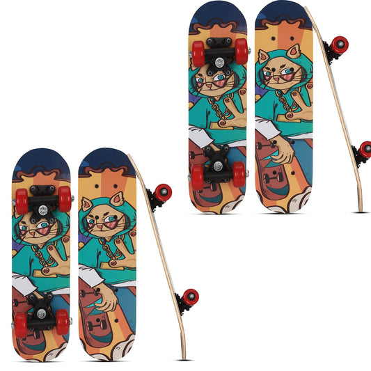 Cat Girl Kids Skateboard  Skate Board for Boys  Girls  Skateboards for Kids