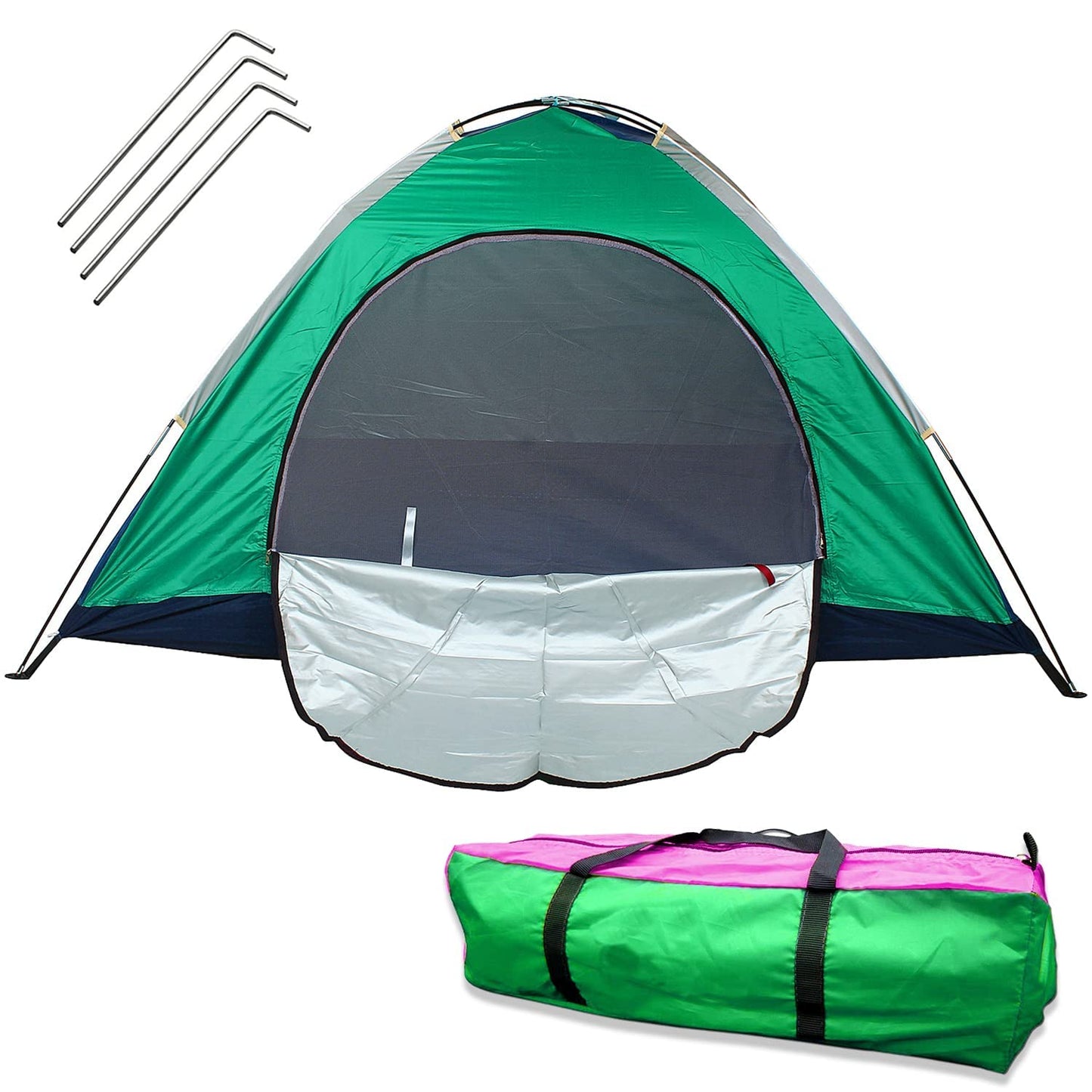 2 Person Waterproof Portable Camping Tentfor OutdoorsPicnicHiking Pack of 2