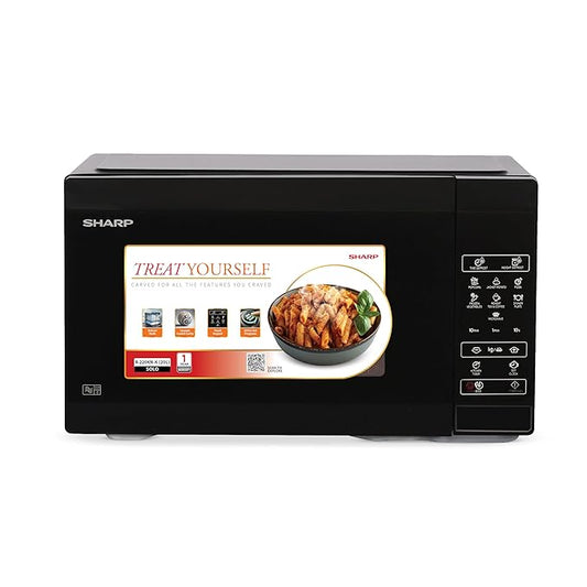 SHARP 20L Solo Microwave Oven R220KNK2023 Black Ceramic Cavity