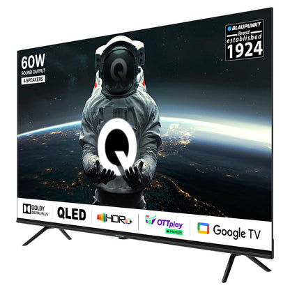 Blaupunkt 126 cm 50 inches Quantum Dot Series 4K Ultra HD QLED Google TV 50QD7010 Black