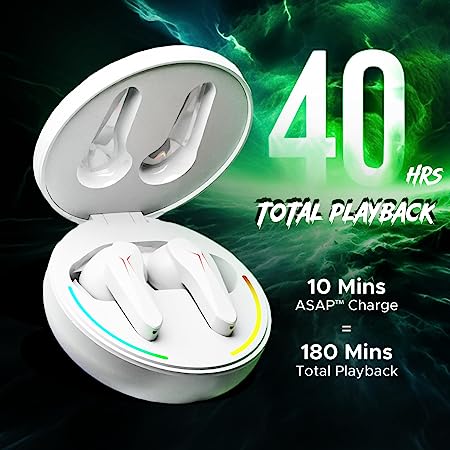 boAt Immortal 141  Bluetooth Gaming Wireless Earbuds with BEASTMode ASAP Charge Bluetooth v5.3